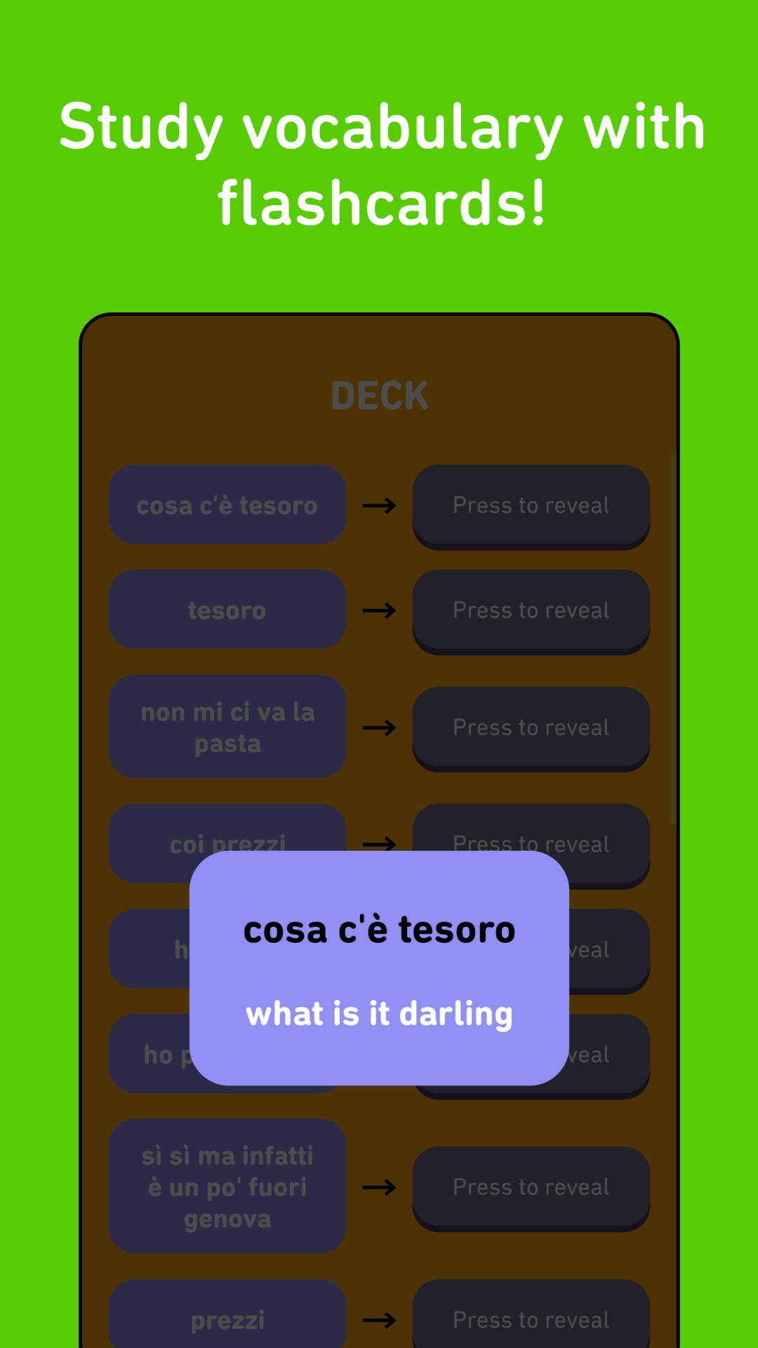Dingo App Learning Features